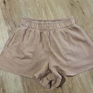 Aerie High Waist Tan Shorts